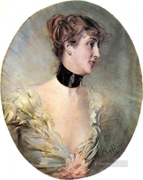 リッツァー伯爵夫人 ジャンル ジョヴァンニ・ボルディーニ Oil Paintings